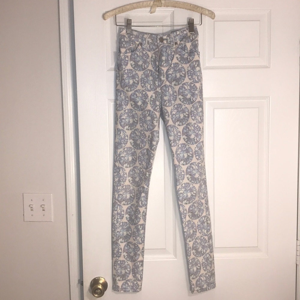 Nasty Gal Diamond-Print Jeans